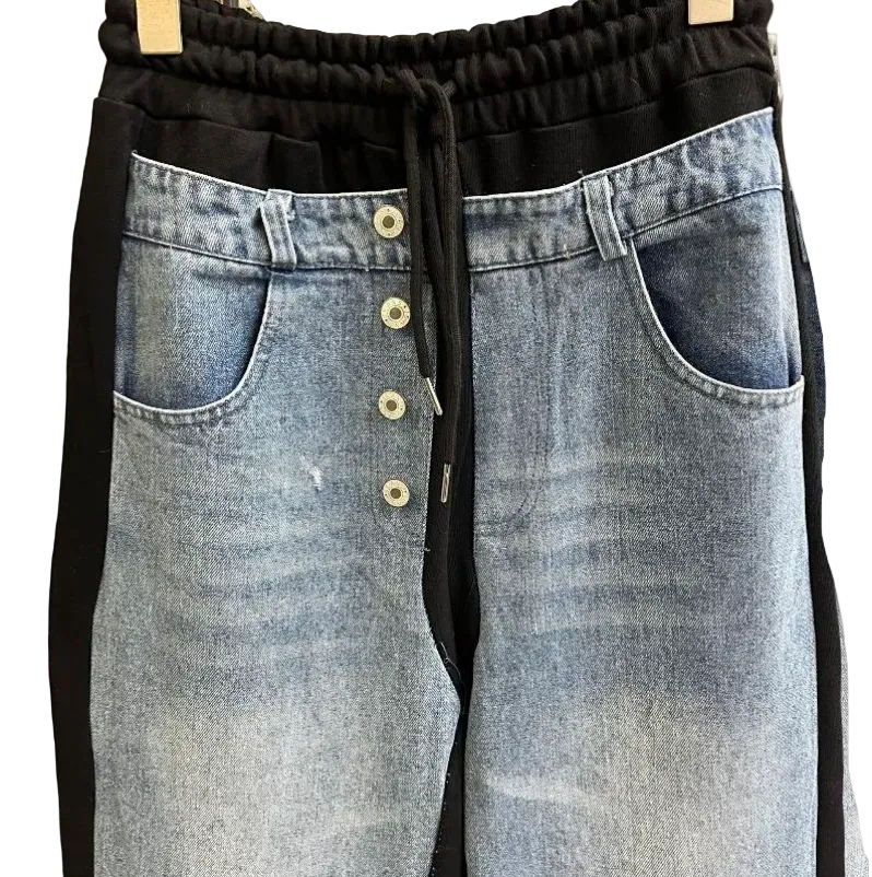 Trendy & Elegant High Waist Jogger Denim Jeans for Women - B6-JP-671