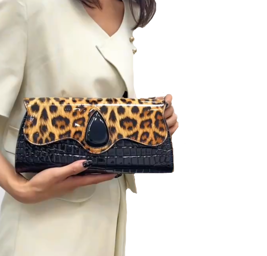 Elegant Leopard Print Crossbody Bag Handbags for Women - B3-BAG-129