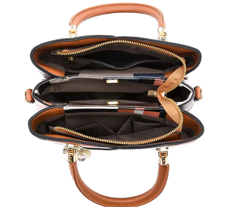 Trendy CLASSY Multicolor Shoulder Crossbody Handbag BAG- 162