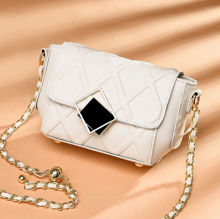 Trendy Tufted Chain Strap Shoulder Crossbody BAG- 293
