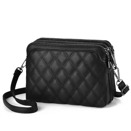 Trendy & Timeless Diamond Quilt Shoulder Crossbody BAG- 226