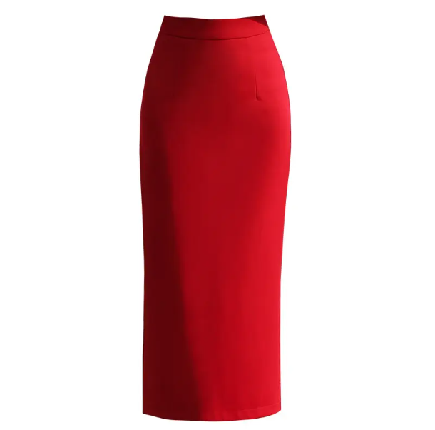 Classy & Trendy Timeless Slit Wrap Hip Skirt- SKT-13