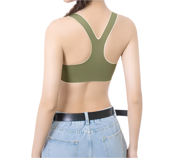 Comfortable Non-Slip Full Coverage Brassier Wireless One-piece Laser Cut Seamless Bra-UGS-01-BRA-11