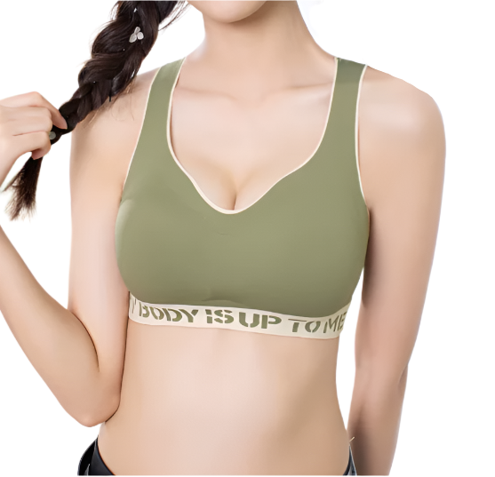Comfortable Non-Slip Full Coverage Brassier Wireless One-piece Laser Cut Seamless Bra-UGS-01-BRA-11