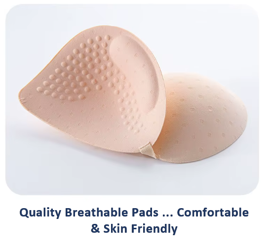 Pack of 2 - Comfortable Wireless Seamless Laser Cut Invisible One-Piece Breathable Bras - UGS-01-BRA-06