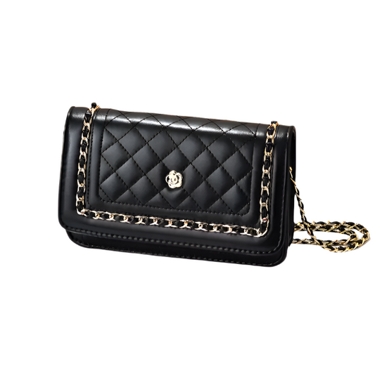 Trendy & Timeless Quilted Chain Shoulder Crossbody Flap BAG- 209B
