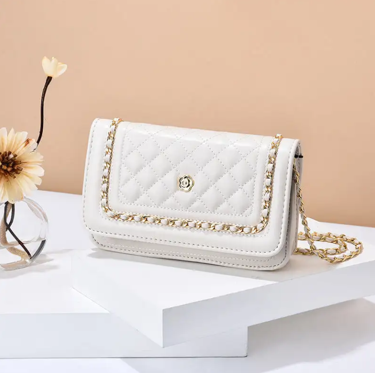 Trendy & Timeless Quilted Chain Shoulder Crossbody Flap BAG- 209B