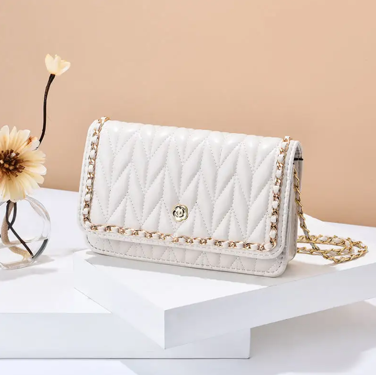Trendy & Timeless Tufted Chain Shoulder Crossbody Flap BAG- 209C