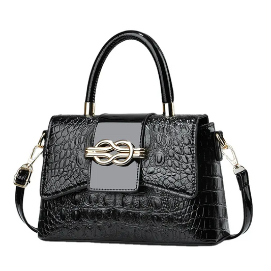 Trendy & Timeless Crocodile Pattern Shoulder Crossbody Flap BAG- 231