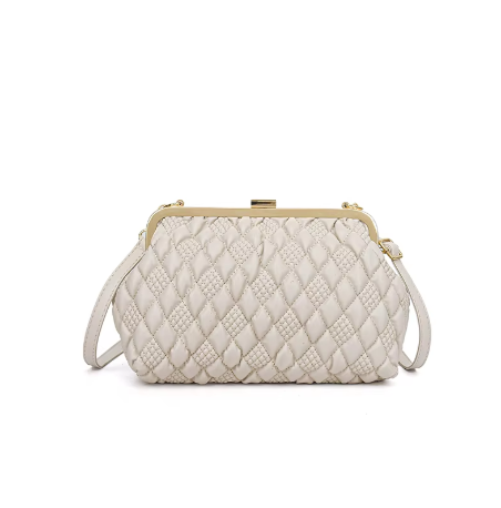Elegant Quilted Baguette Handbag Crossbody BAG-22