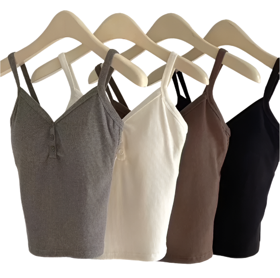 Pack of 3 - Inner & Outer Wear Padded Tank-Top Bra -UGS-02-T-BRA-05