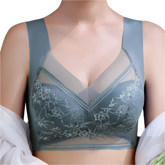 Comfortable Laser-Cut Wireless Bra Full-Coverage UGS-01-BRA-02