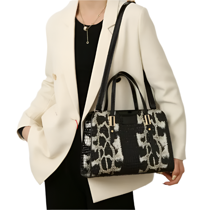 Luxury Crocodile Pattern Shoulder Crossbody Handbag BAG- 149