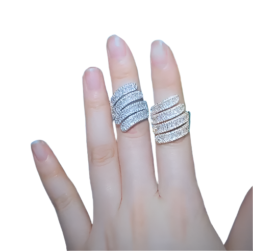 Luxury Cubic Zirconia Resizable Women’s RING - RG-02