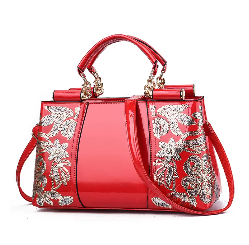 Trendy Luxury Embroidered Shoulder Crossbody Handbag BAG- 193