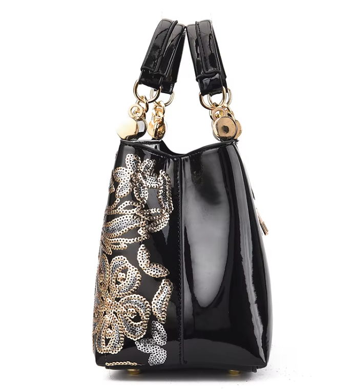 Trendy Luxury Embroidered Shoulder Crossbody Handbag BAG- 193