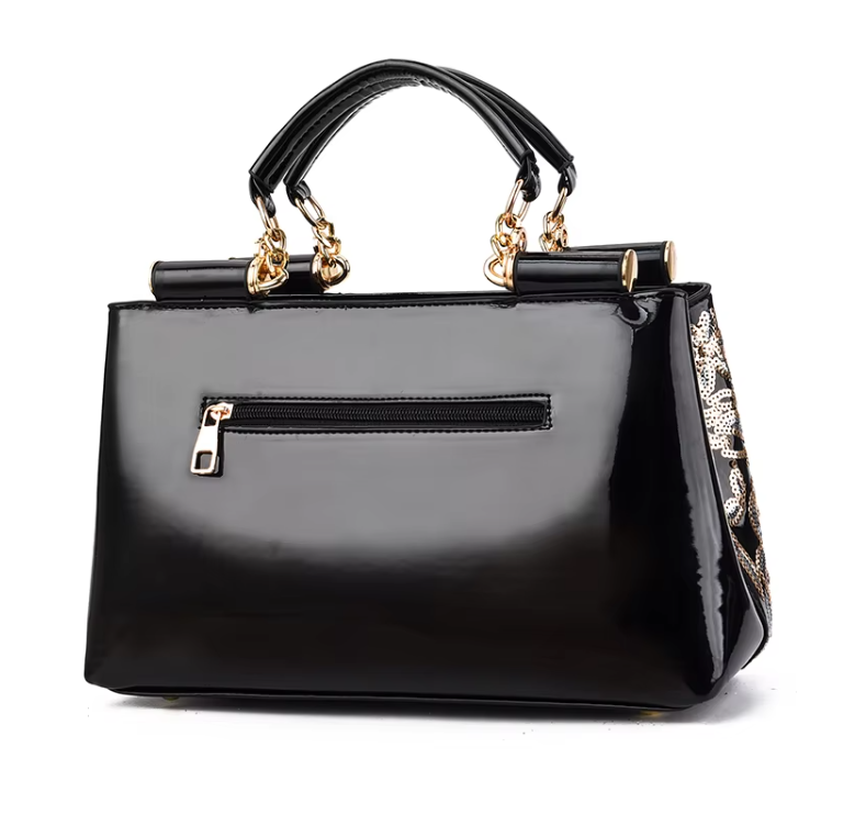 Trendy Luxury Embroidered Shoulder Crossbody Handbag BAG- 193