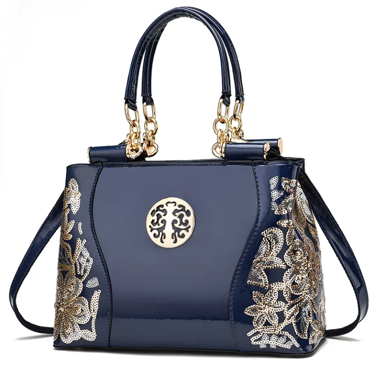 Trendy & Luxury Embroidered Shoulder Crossbody Handbag BAG- 196