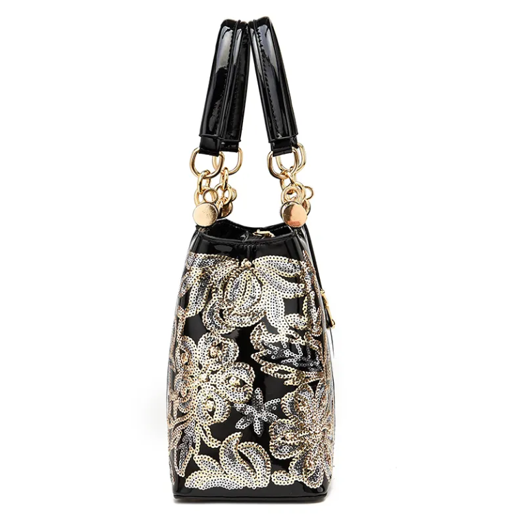 Trendy & Luxury Embroidered Shoulder Crossbody Handbag BAG- 196