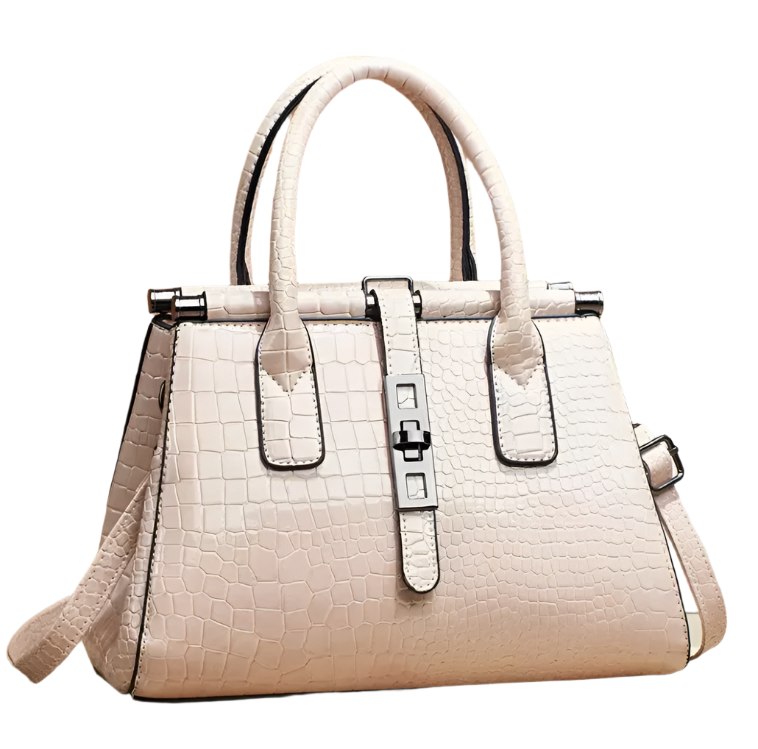 Luxury & Elegant Crocodile Pattern Shoulder Crossbody Handbag BAG- 204
