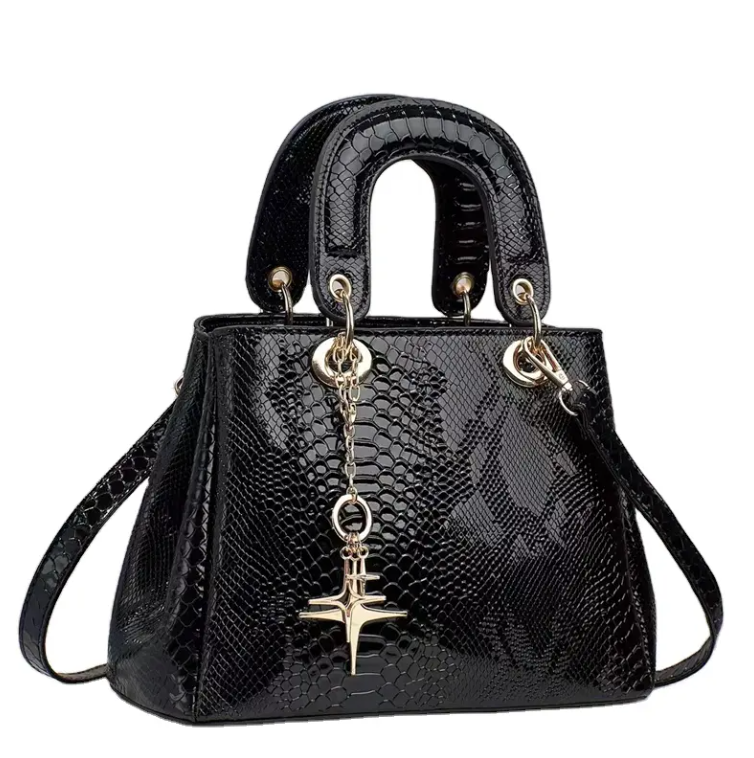 Luxury & Elegant Crocodile Pattern Shoulder Crossbody Handbag BAG- 207