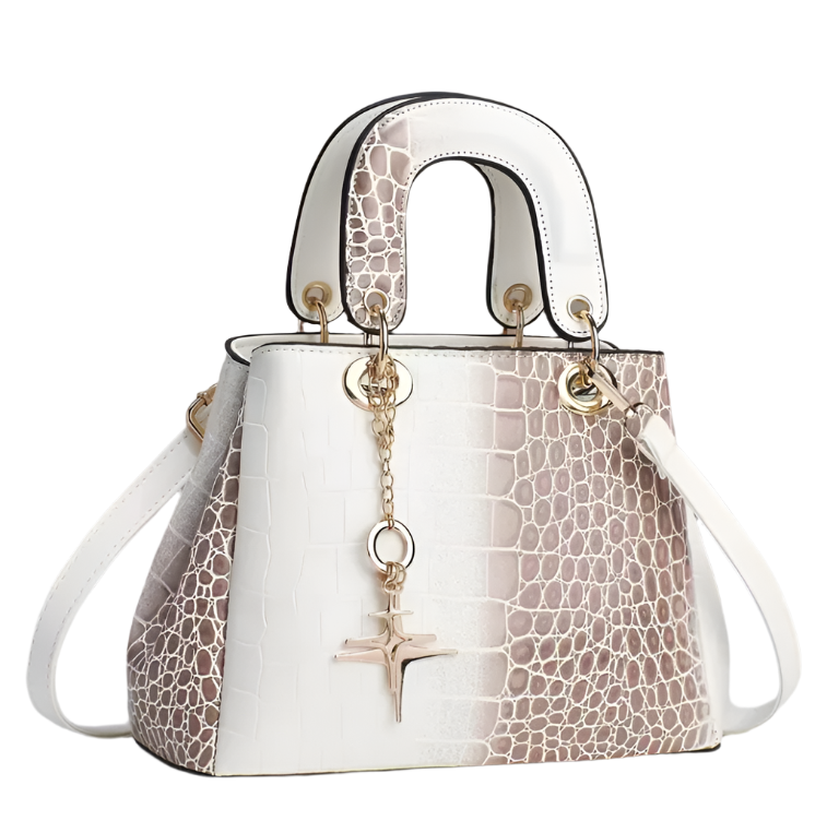 Luxury & Elegant Crocodile Pattern Shoulder Crossbody Handbag BAG- 207