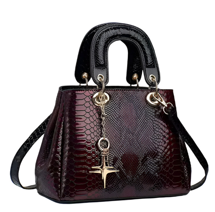 Luxury & Elegant Crocodile Pattern Shoulder Crossbody Handbag BAG- 207