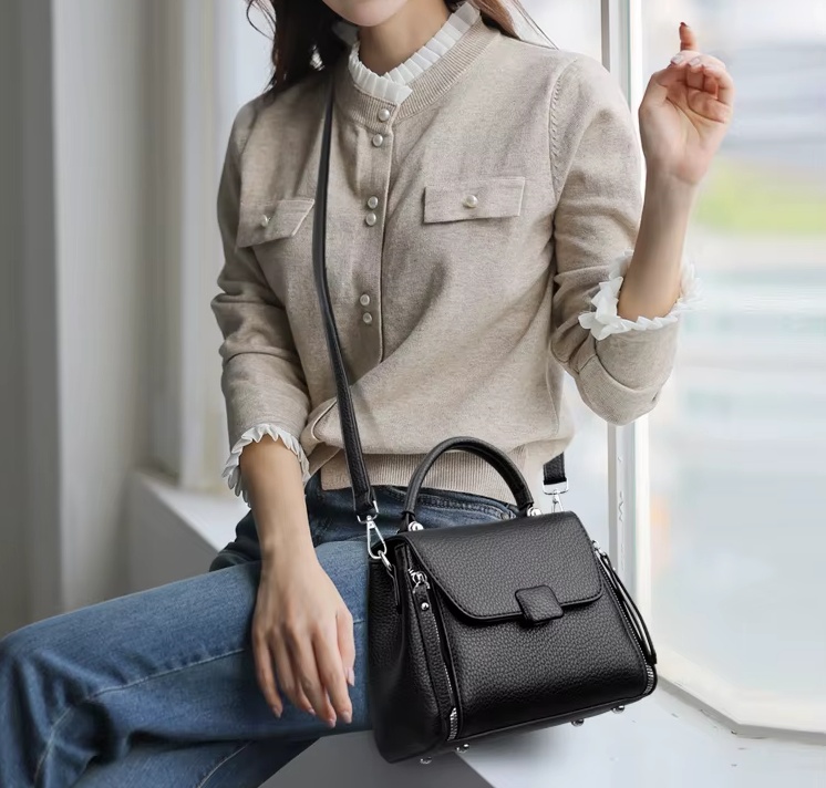 Trendy Saddle Shoulder Crossbody Purse BAG-41