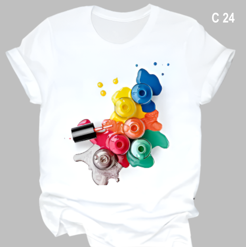 Simply Elegant & Comfy Women's Cotton T-Shirts- B7 -T-TS - 707