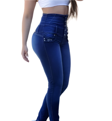 Trendy & Comfortable High Waist Skinny Jeans for Women - B1-JP-34