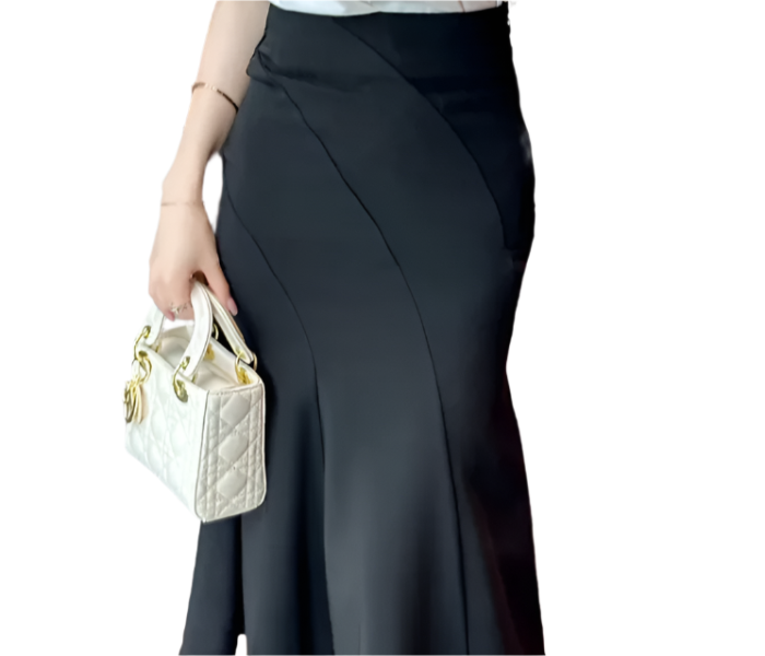 Trendy High Waist Fishtail Skirt for Women - B4-SKT-28
