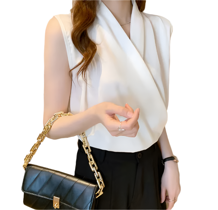 Trendy & Timeless Satin Silk Blouse for Women - SM-9 - TOP -10