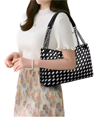 Trendy Weaved Handbag Bag Crossbody Bags for Women - B3-BAG-100 - Z