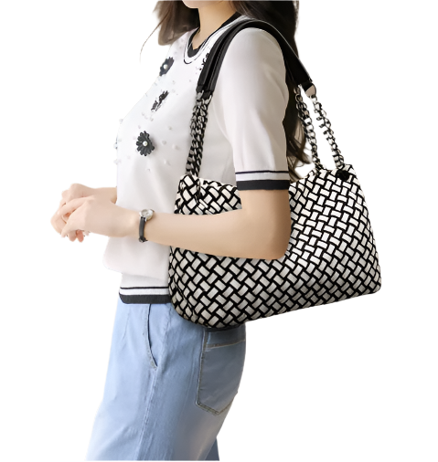 Trendy Weaved Handbag Bag Crossbody Bags for Women - B3-BAG-100 - Z