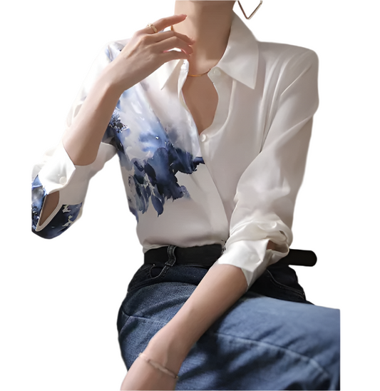 Trendy & Elegant Silk Shirt for Women - SM8-TOP-14
