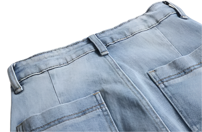 Trendy & Timeless High Waist Straight Wide Leg Versatile Women's Jeans - B6-JP-628