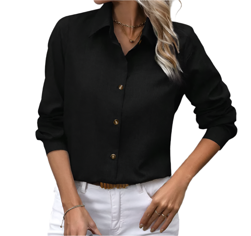Trendy & Timeless Quality Cotton Dress Shirt for Women TOP-B1-BL-249