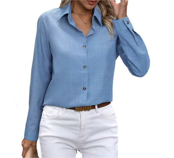 Trendy & Timeless Quality Cotton Dress Shirt for Women TOP-B1-BL-249