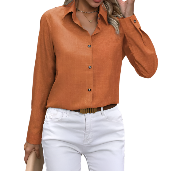 Trendy & Timeless Quality Cotton Dress Shirt for Women TOP-B1-BL-249