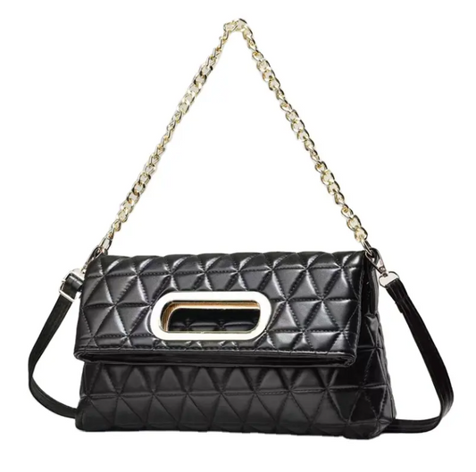 Trendy & Elegant Underarm Diamond Grid Quilted Shoulder Crossbody BAG-257