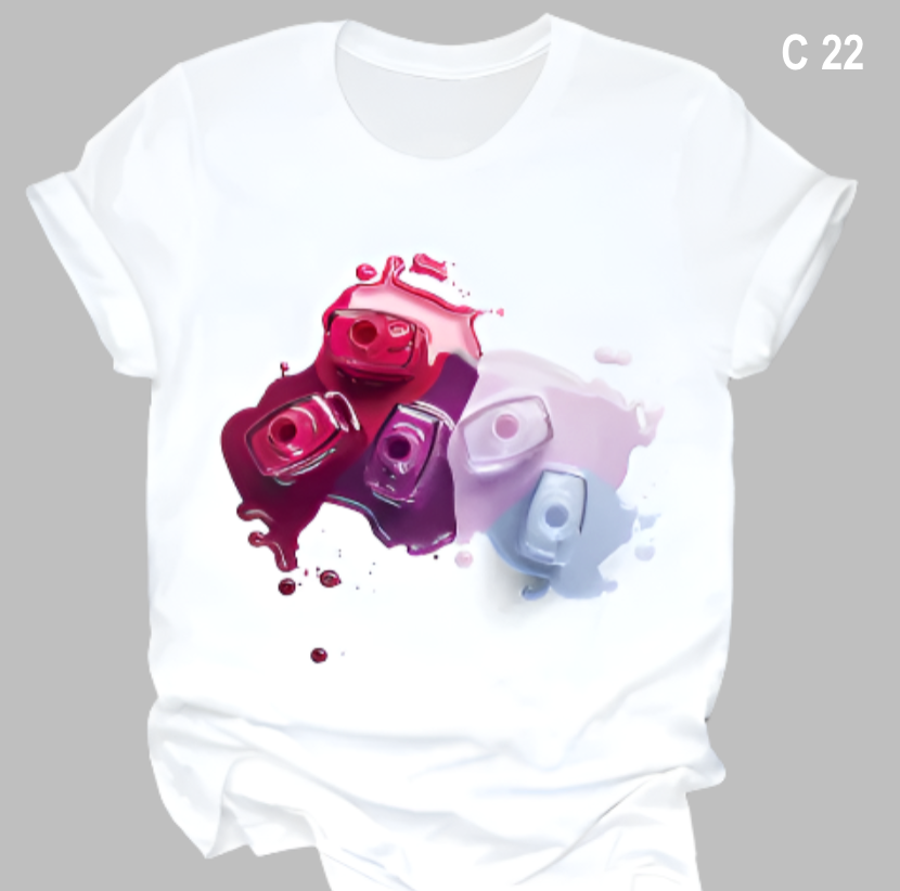 Simply Elegant & Comfy Women's Cotton T-Shirts- B7 -T-TS - 707