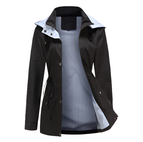 Women’s Trendy & Timeless Detachable Hooded Long Sleeve Trench JACKET - JKT-06