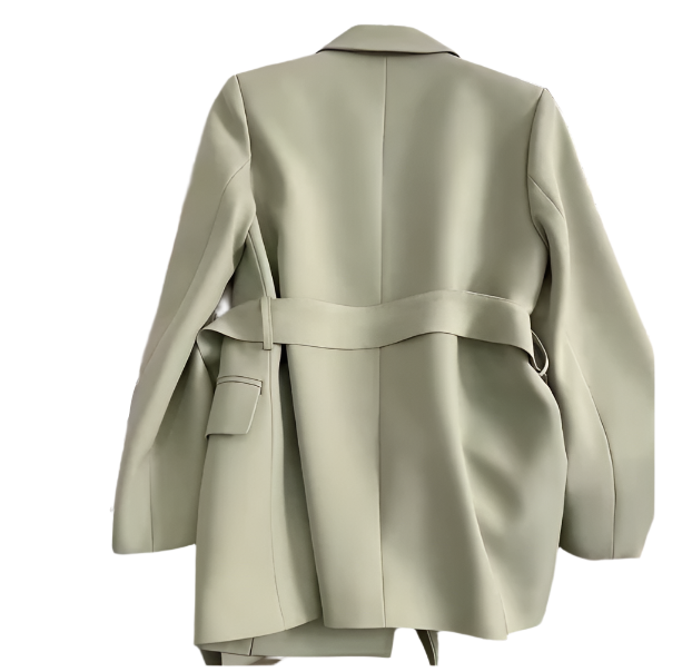 Women’s Trendy & Timeless Belt Lapel V-neck Cardigans JACKET-JKT-09