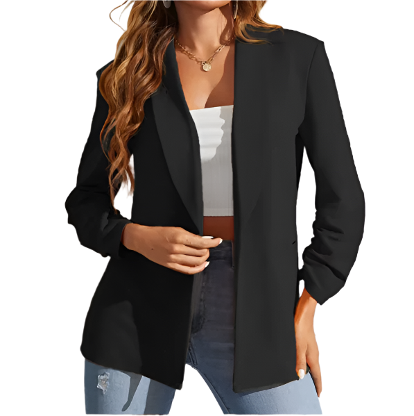 Women’s Trendy & Timeless Long Sleeve Lapel Collar BLAZER-BLZ-15