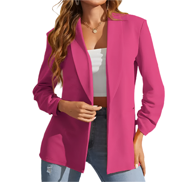 Women’s Trendy & Timeless Long Sleeve Lapel Collar BLAZER-BLZ-15