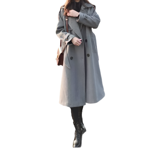 Women’s Trendy & Timeless Winter Woolen Lapel V-neck Cardigan Coat - JACKET - JKT-05