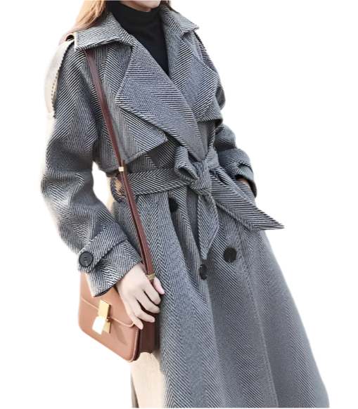 Women’s Trendy & Timeless Winter Woolen Lapel V-neck Cardigan Coat - JACKET - JKT-05