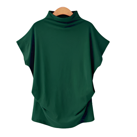 Women's Trendy Comfy Loose Fit Cotton Top T-Shirt B2-BL-1013