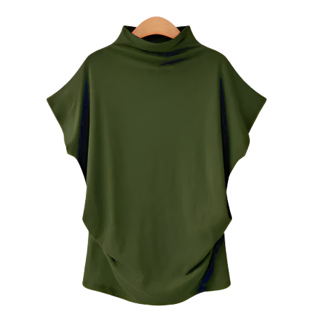 Women's Trendy Comfy Loose Fit Cotton Top T-Shirt B2-BL-1013