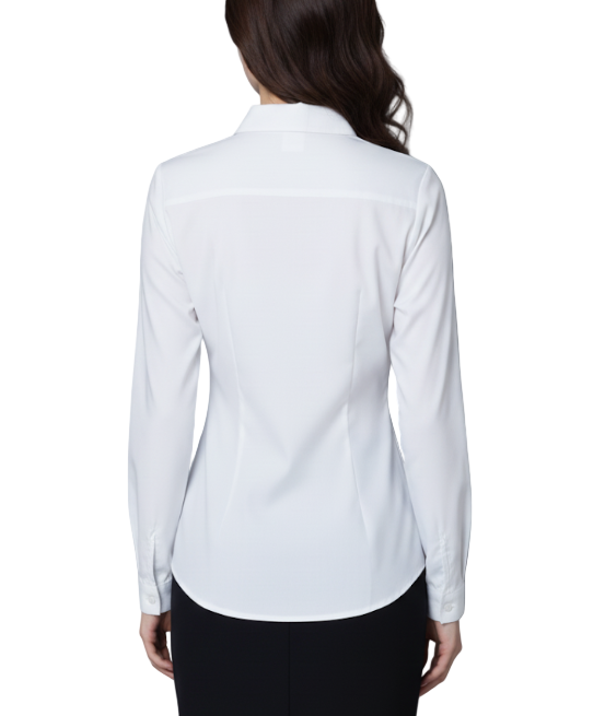 Classy & Timeless Long Sleeve Cardigan Collar Dress Shirt for Women - SM8-TOP-68
